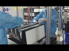 Оцинкованная стальная рама V Банк HEPA фильтр, 0,3мм HEPA плитный воздушный фильтр H13 высокая пылевая емкость