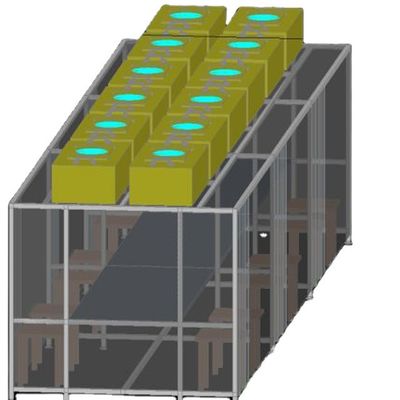 ISO 5 6 7 8 Беспылевая чистая комната Booth 304 из нержавеющей стали GMP модульный ISO 5 6 7 8