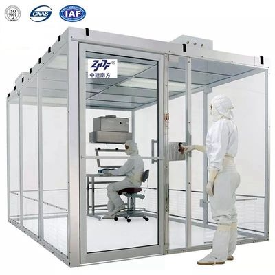 Высокопроизводительная модульная чистая комната с потолком Ffu система фильтрации кондиционирования воздуха для однонаправленной системы воздушного потока