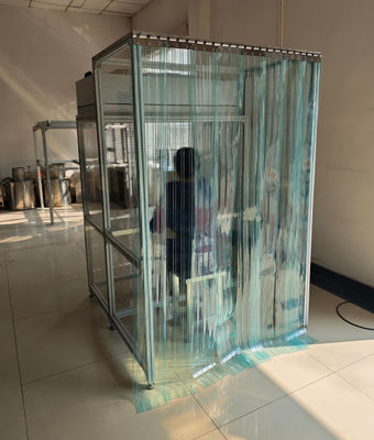 20% 30% подачи свежего воздуха Чистая комната Booth с нержавеющей стали / оцинкованной стали и 99,99% 0,3um эффективность фильтра