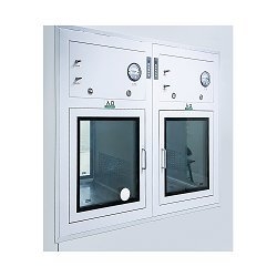 Настраиваемый двухдверный пропускный ящик с ультрафиолетовым светом