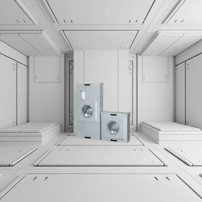Промышленный фан-фильтр HEPA класса H14 с рамой из нержавеющей стали SUS304 и трехскоростным управлением для чистых помещений