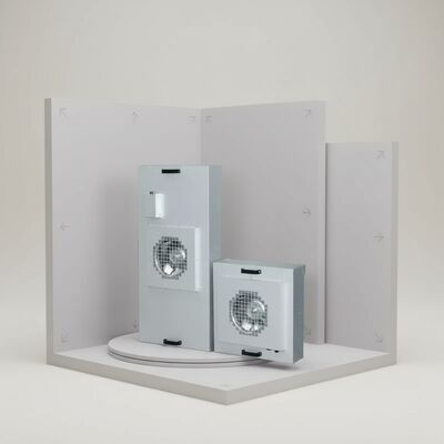 quality Блок вентилятора с HEPA-фильтром H14 с рамой из нержавеющей стали SUS304 и трехскоростным управлением для чистых помещений factory