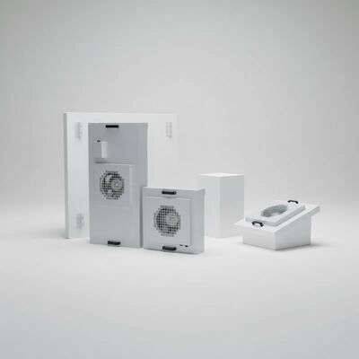quality Блок вентилятора с HEPA-фильтром H14 с рамой из нержавеющей стали SUS304 и трехскоростным управлением для чистых помещений factory